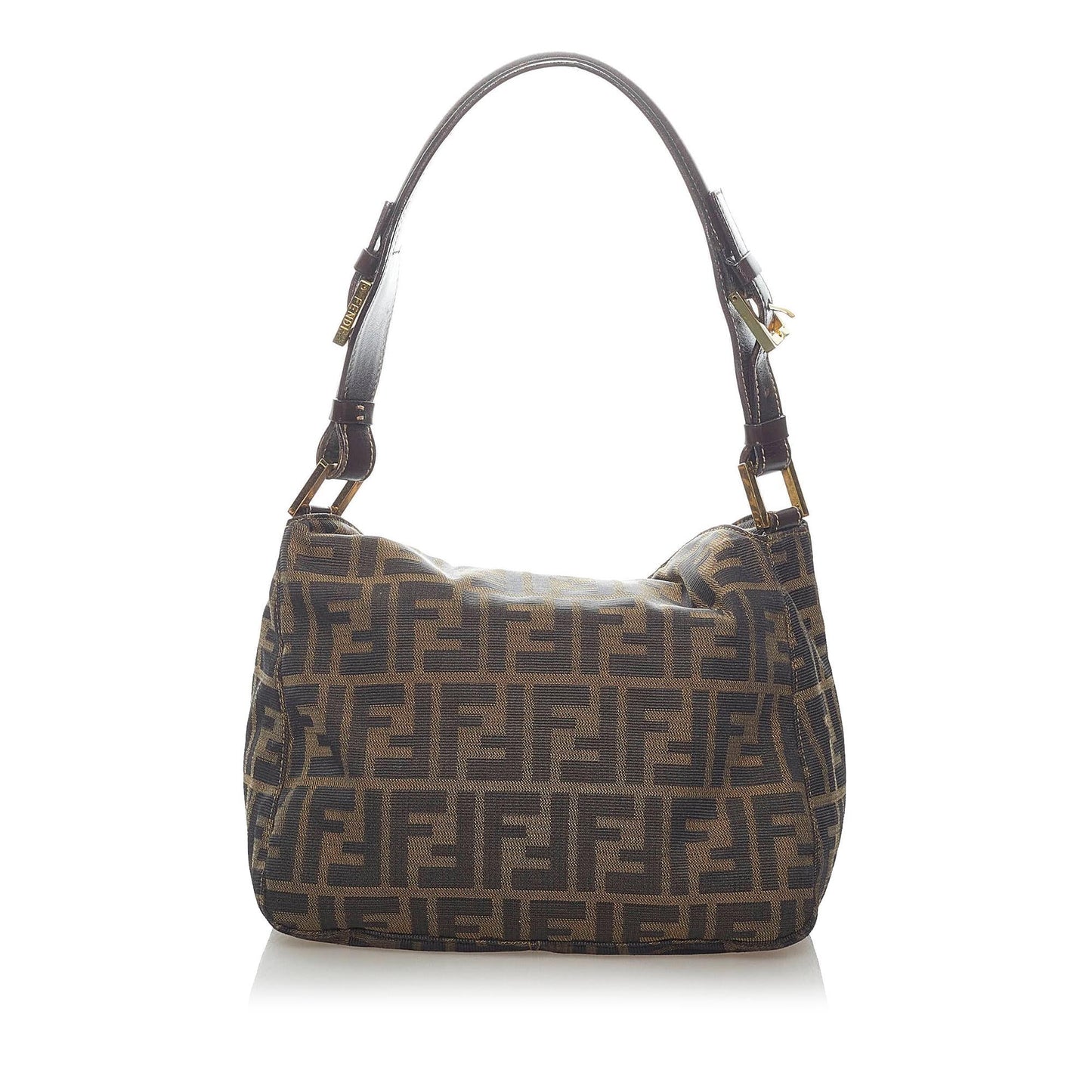 Luxury FendiZucca Canvas Shoulder Bag (SHG-33334)