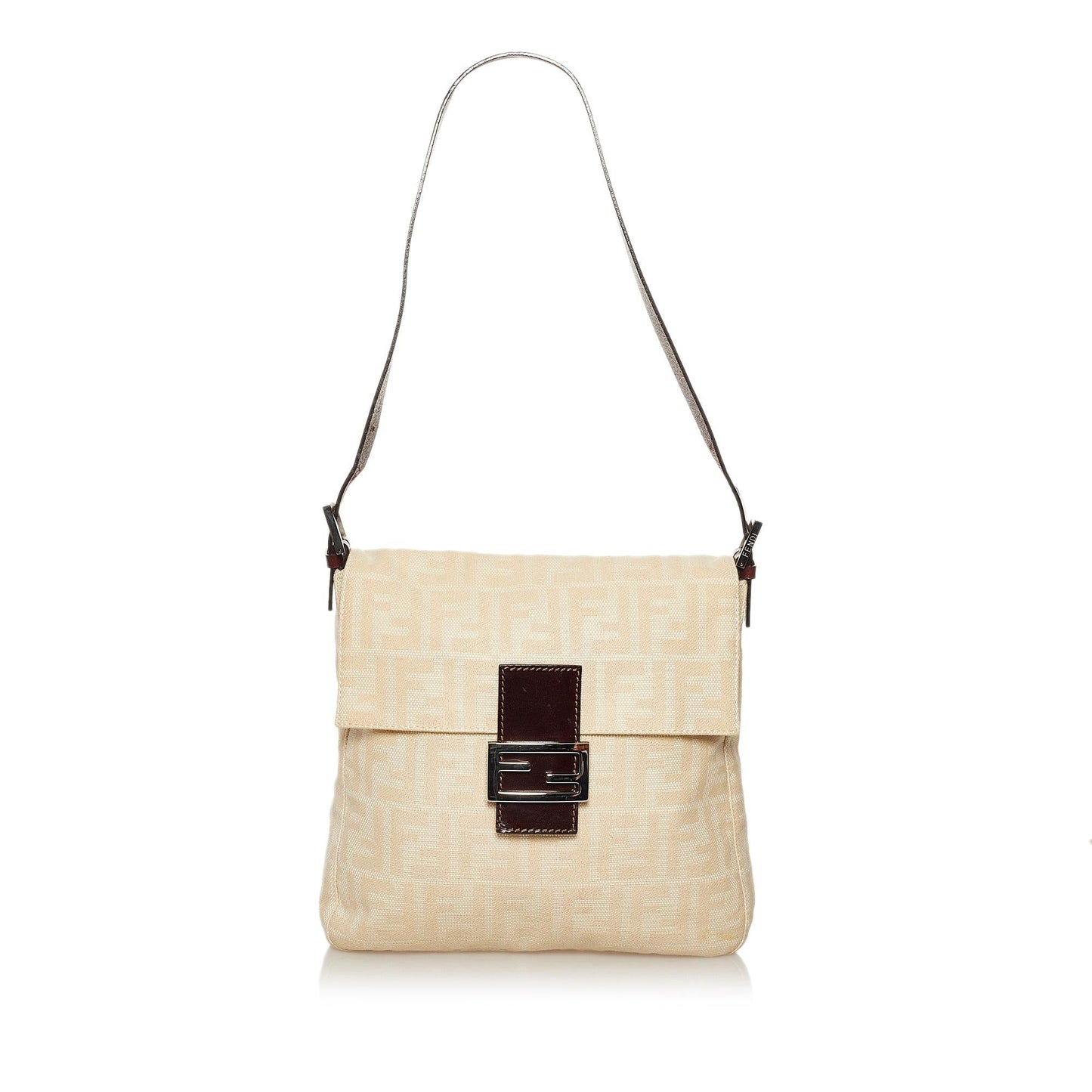 Luxury FendiZucca Canvas Shoulder Bag (SHG-34841)