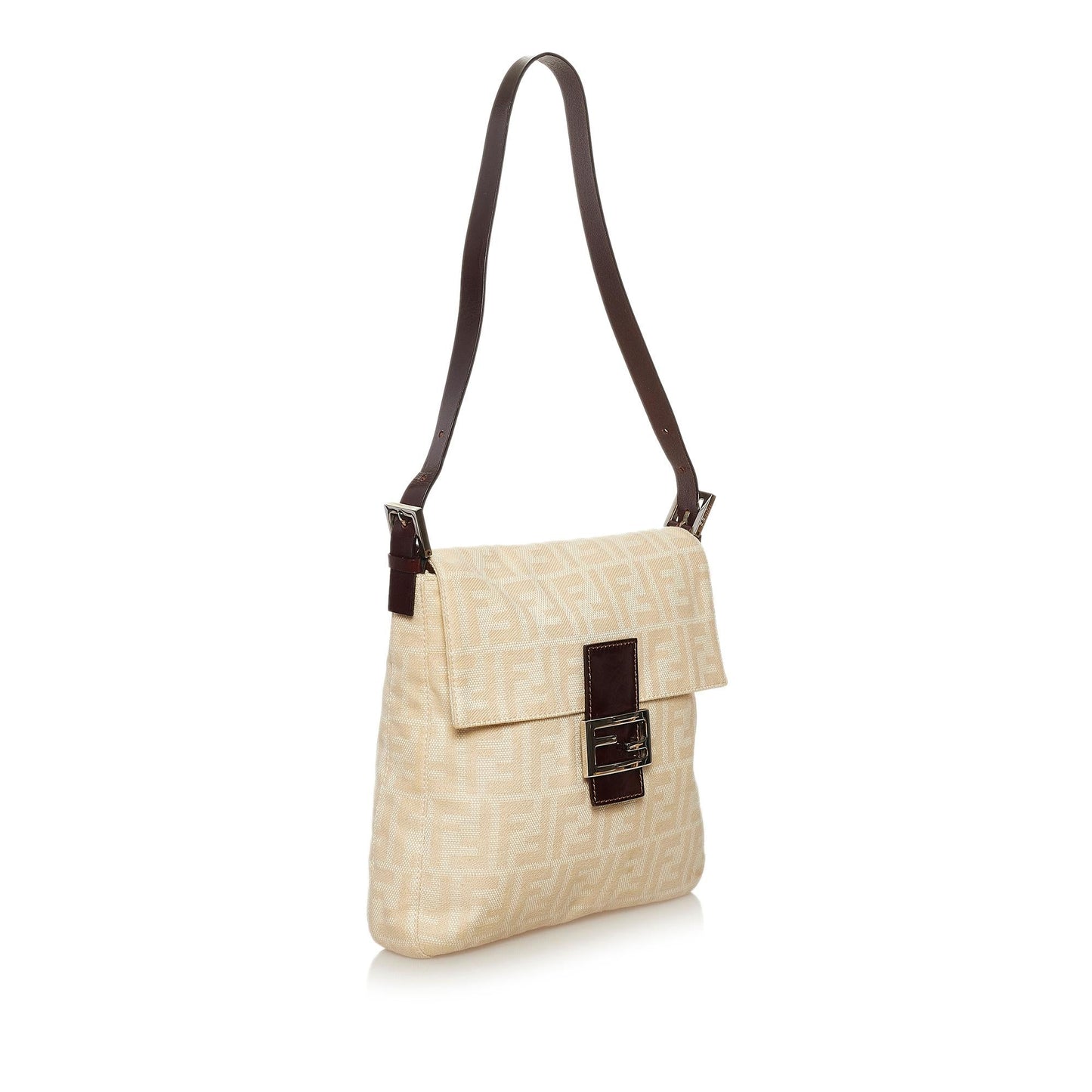 Luxury FendiZucca Canvas Shoulder Bag (SHG-34841)