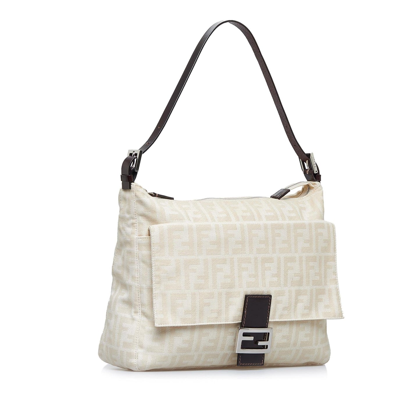 Luxury FendiZucca Canvas Shoulder Bag (SHG-pQEHOK)
