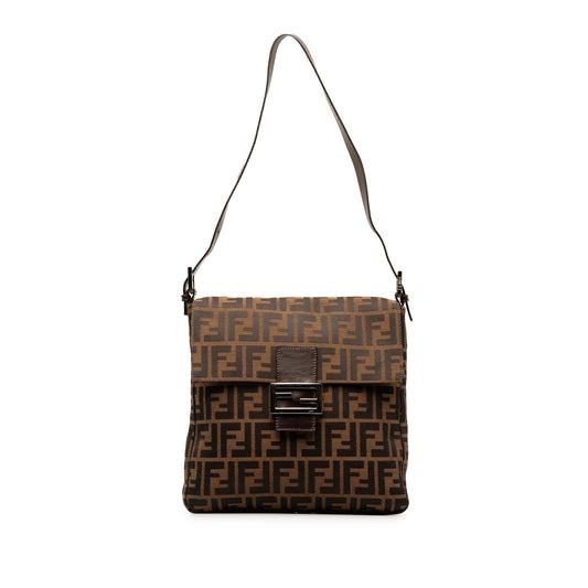 Luxury FendiZucca Canvas Shoulder Bag (SHG-LRl3O0)