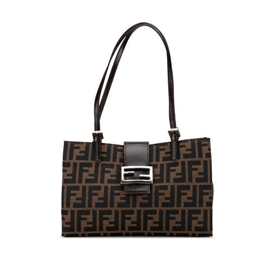 Luxury FendiZucca Canvas Shoulder Bag (SHG-GvOk0H)
