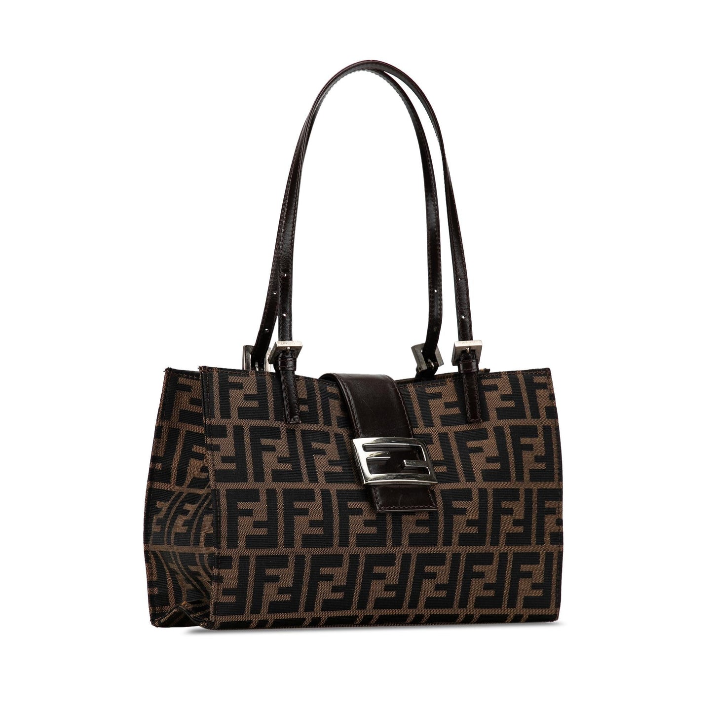Luxury FendiZucca Canvas Shoulder Bag (SHG-GvOk0H)