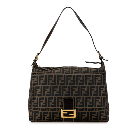 Luxury FendiZucca Canvas Shoulder Bag (SHG-si6emC)