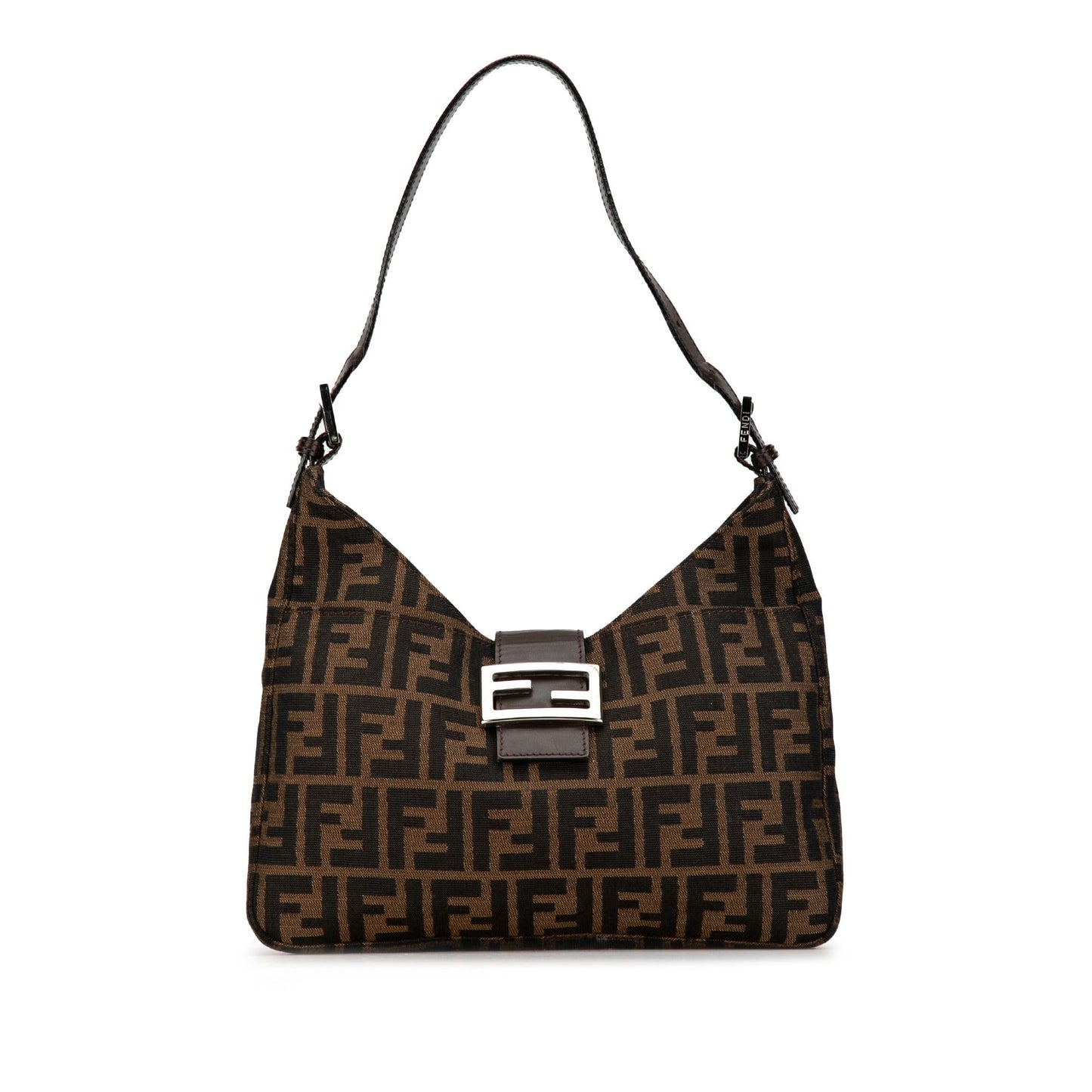 Luxury FendiZucca Canvas Shoulder Bag (SHG-nIowNS)