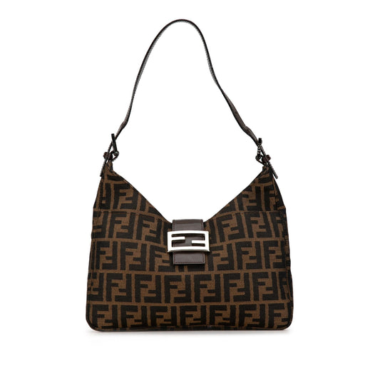 Luxury FendiZucca Canvas Shoulder Bag (SHG-nIowNS)