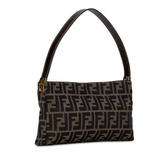 Luxury FendiZucca Canvas Shoulder Bag (SHG-ywBoWk)