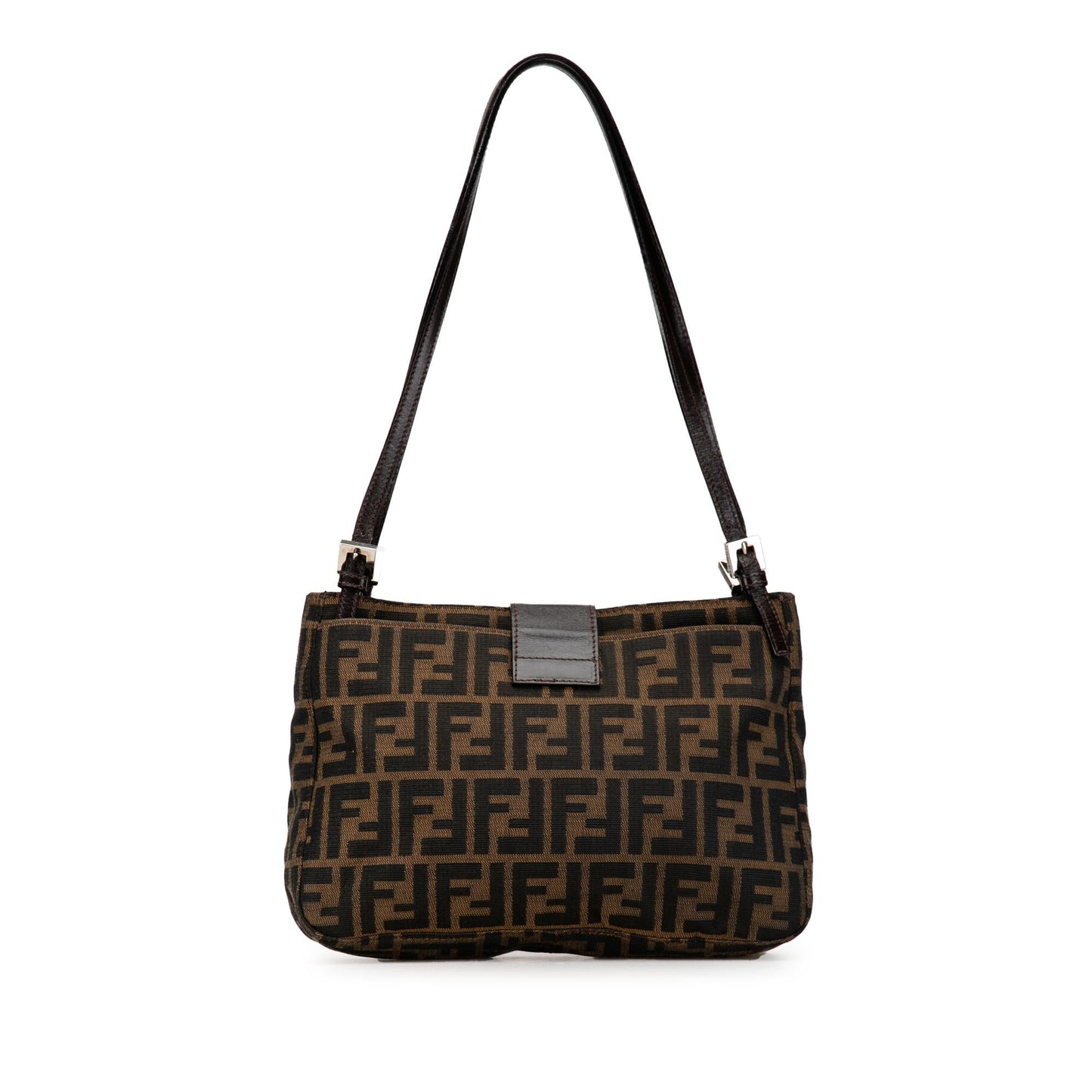 Luxury FendiZucca Canvas Shoulder Bag (SHG-SIrqbs)
