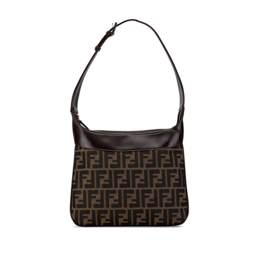 Luxury FendiZucca Canvas Shoulder Bag (SHG-qsxvz4)