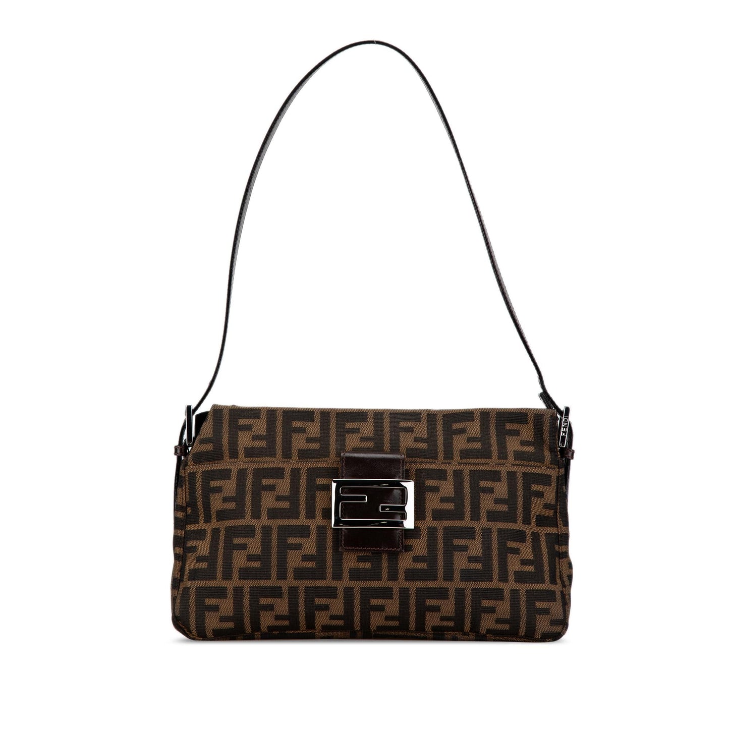 Luxury FendiZucca Canvas Shoulder Bag (SHG-8LPUrv)