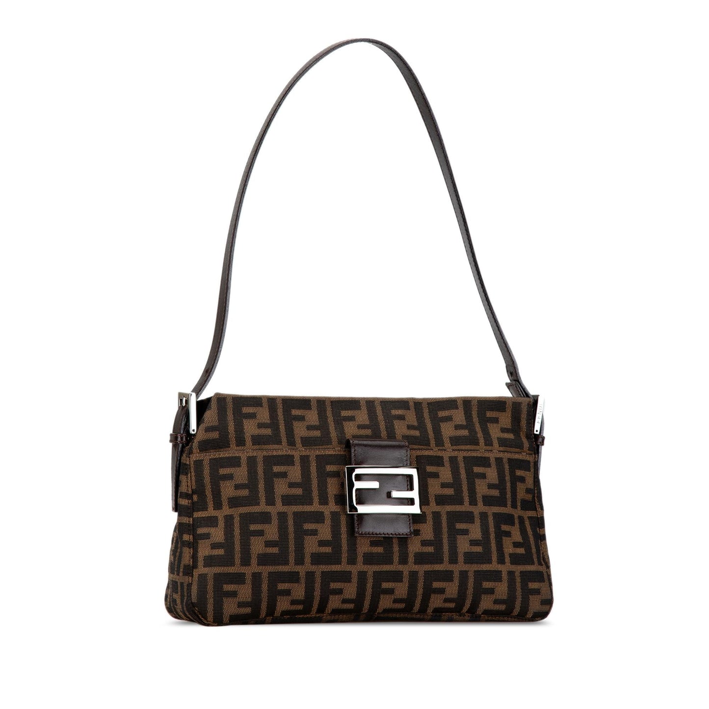 Luxury FendiZucca Canvas Shoulder Bag (SHG-8LPUrv)