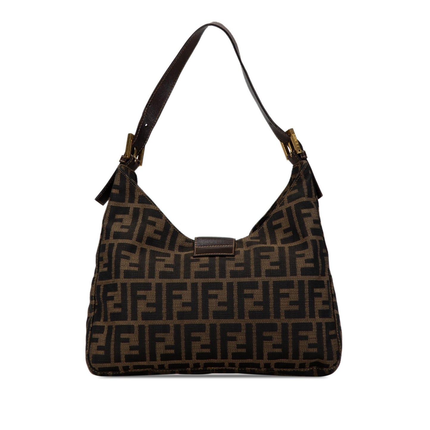 Luxury FendiZucca Canvas Shoulder Bag (SHG-mzTwj1)