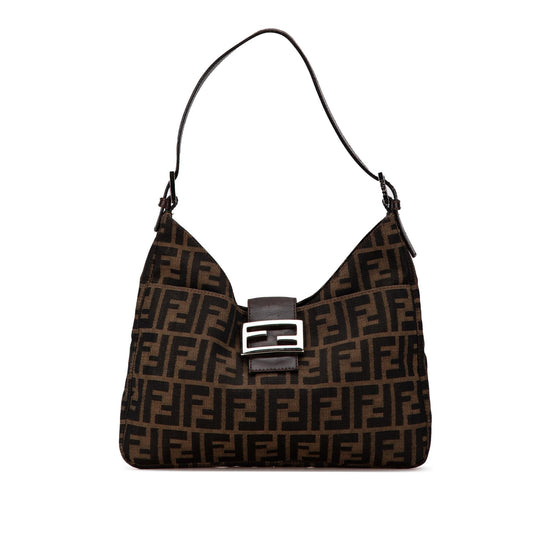 Luxury FendiZucca Canvas Shoulder Bag (SHG-Jh9pZV)
