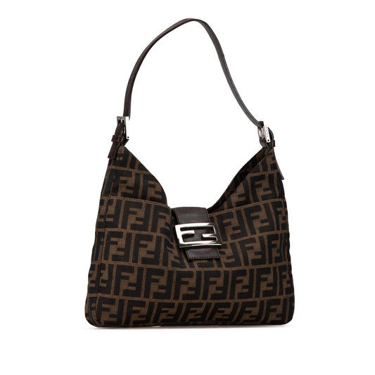 Luxury FendiZucca Canvas Shoulder Bag (SHG-Jh9pZV)