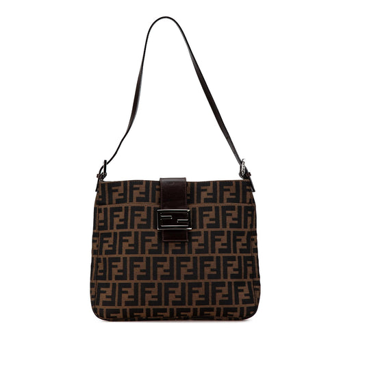 Luxury FendiZucca Canvas Shoulder Bag (SHG-bRAhLw)