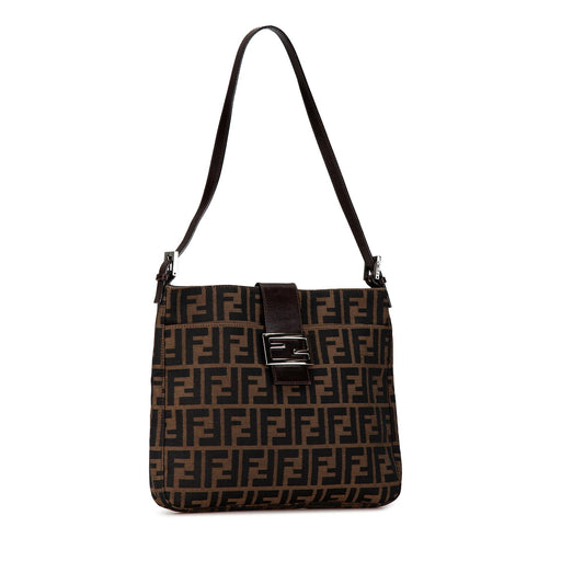 Luxury FendiZucca Canvas Shoulder Bag (SHG-bRAhLw)