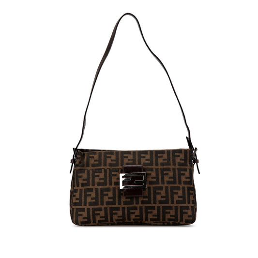 Luxury FendiZucca Canvas Shoulder Bag (SHG-7QcrUN)