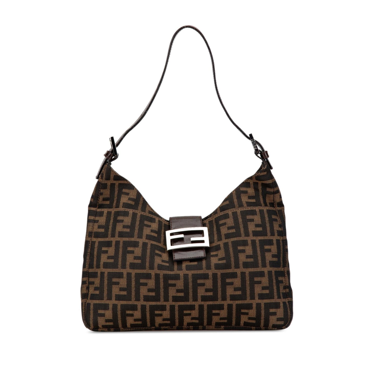 Luxury FendiZucca Canvas Shoulder Bag (SHG-E19XfD)