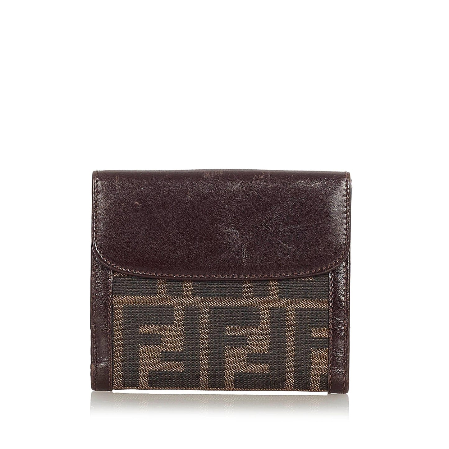 Luxury FendiZucca Canvas Small Wallet (SHG-21951)