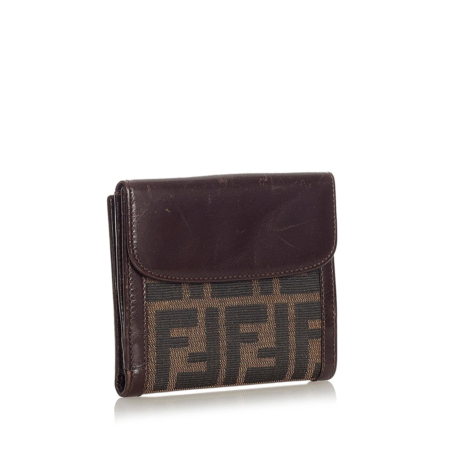 Luxury FendiZucca Canvas Small Wallet (SHG-21951)