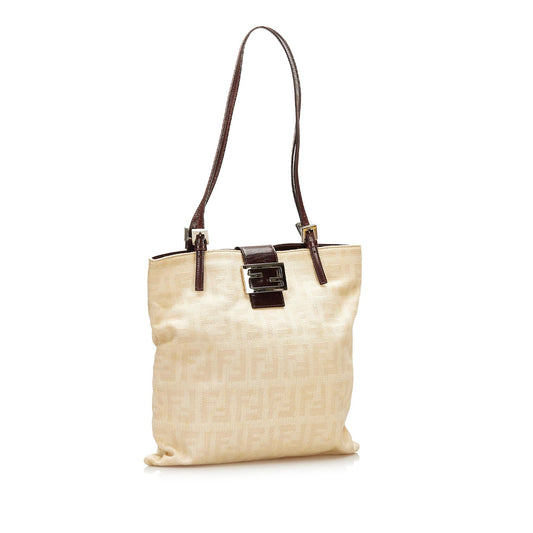 Luxury FendiZucca Canvas Tote Bag (SHG-35709)