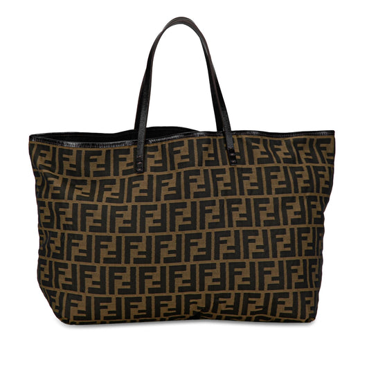 Luxury FendiZucca Canvas Tote (SHG-mAaIRp)