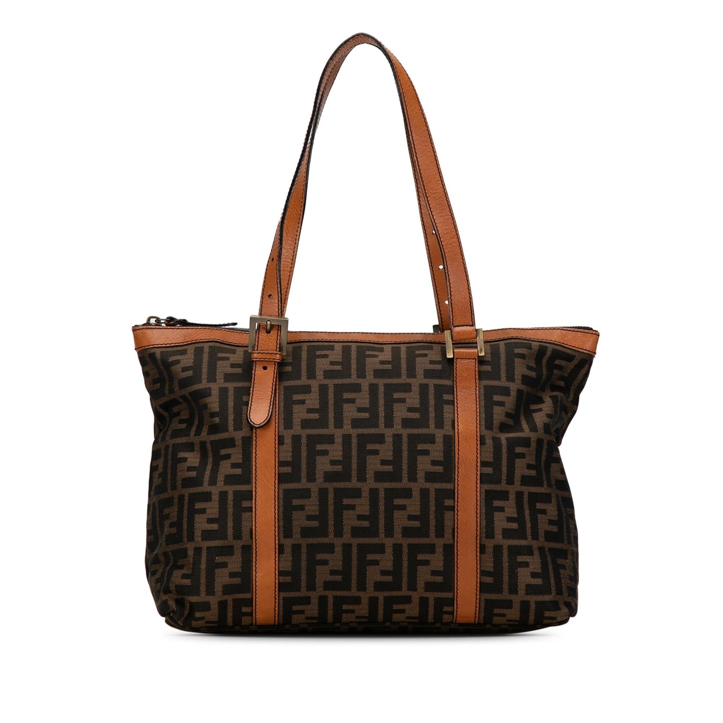 Luxury FendiZucca Canvas Tote (SHG-QJKPjI)
