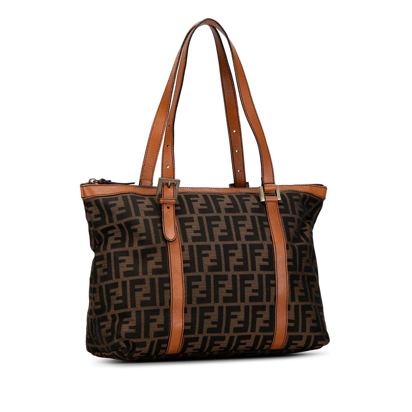 Luxury FendiZucca Canvas Tote (SHG-QJKPjI)