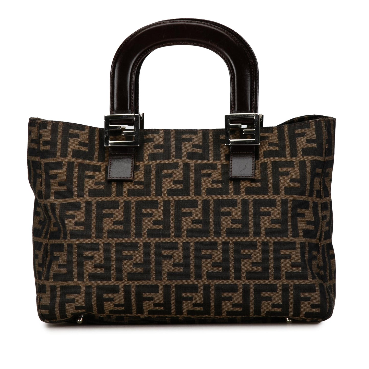 Luxury FendiZucca Canvas Twins Tote (SHG-W2qmNn)