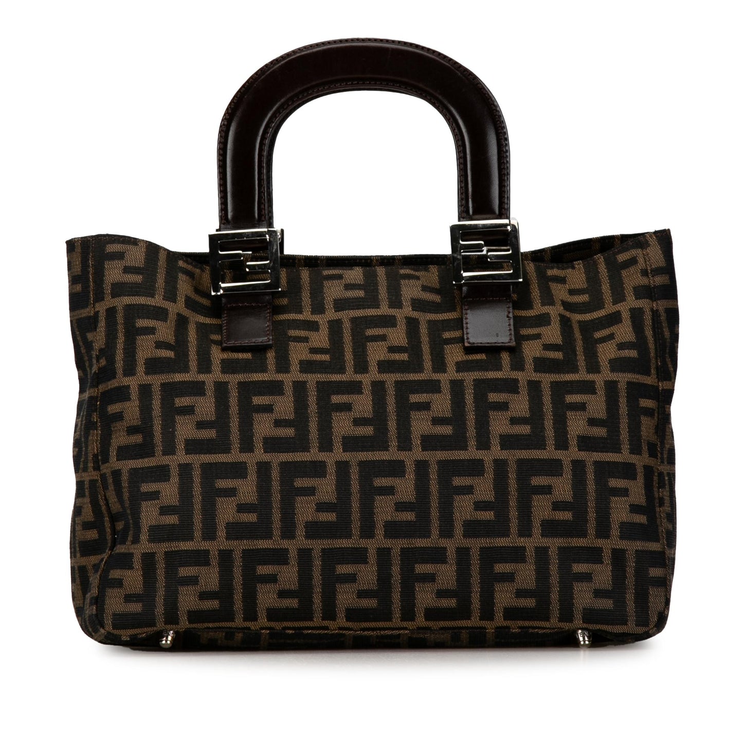 Luxury FendiZucca Canvas Twins Tote (SHG-W2qmNn)