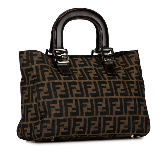 Luxury FendiZucca Canvas Twins Tote (SHG-W2qmNn)