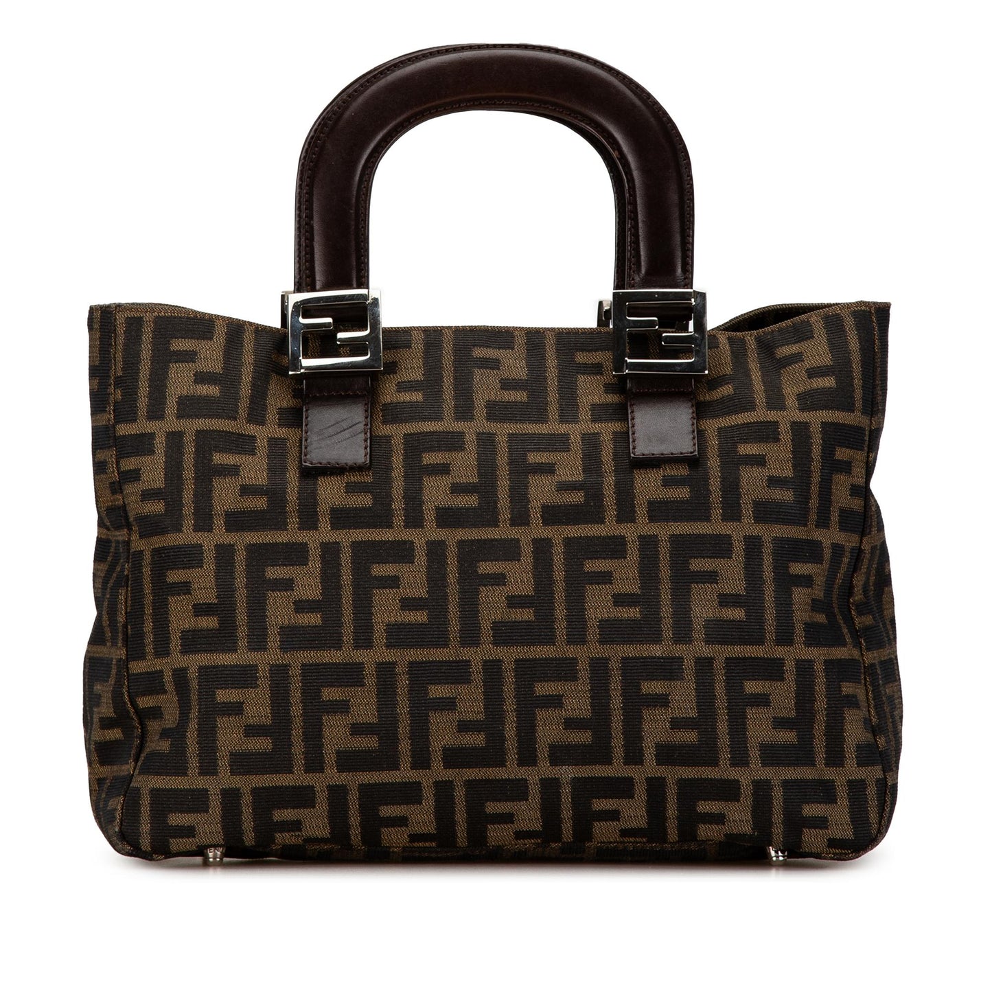 Luxury FendiZucca Canvas Twins Tote (SHG-LQzCTX)