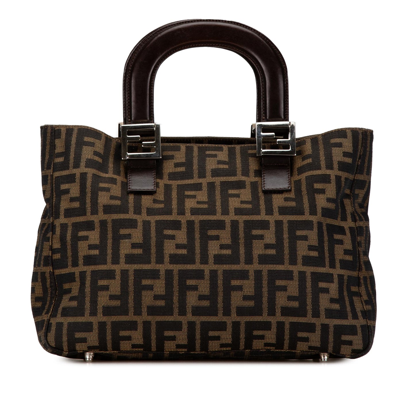 Luxury FendiZucca Canvas Twins Tote (SHG-LQzCTX)