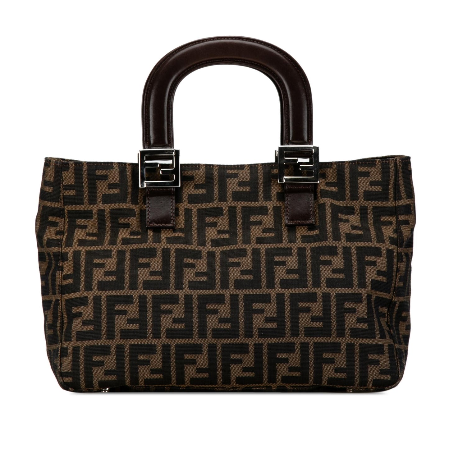 Luxury FendiZucca Canvas Twins Tote (SHG-AT1GPJ)