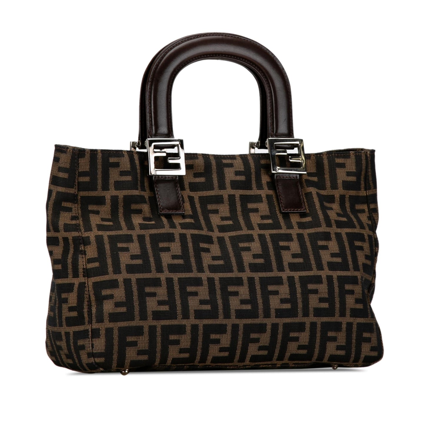 Luxury FendiZucca Canvas Twins Tote (SHG-AT1GPJ)