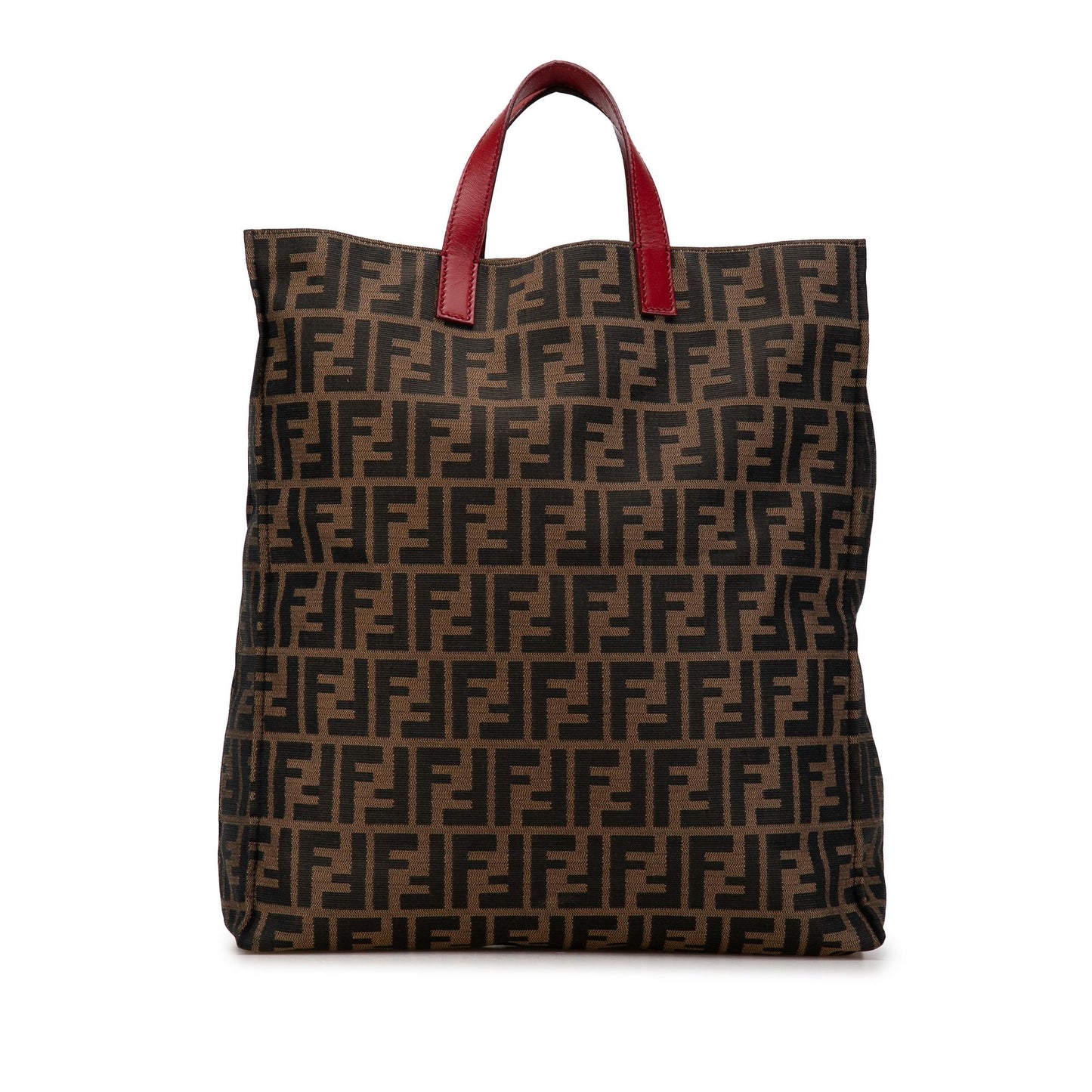 Luxury FendiZucca Canvas Vertical Shopping Tote (SHG-oMb6qG)