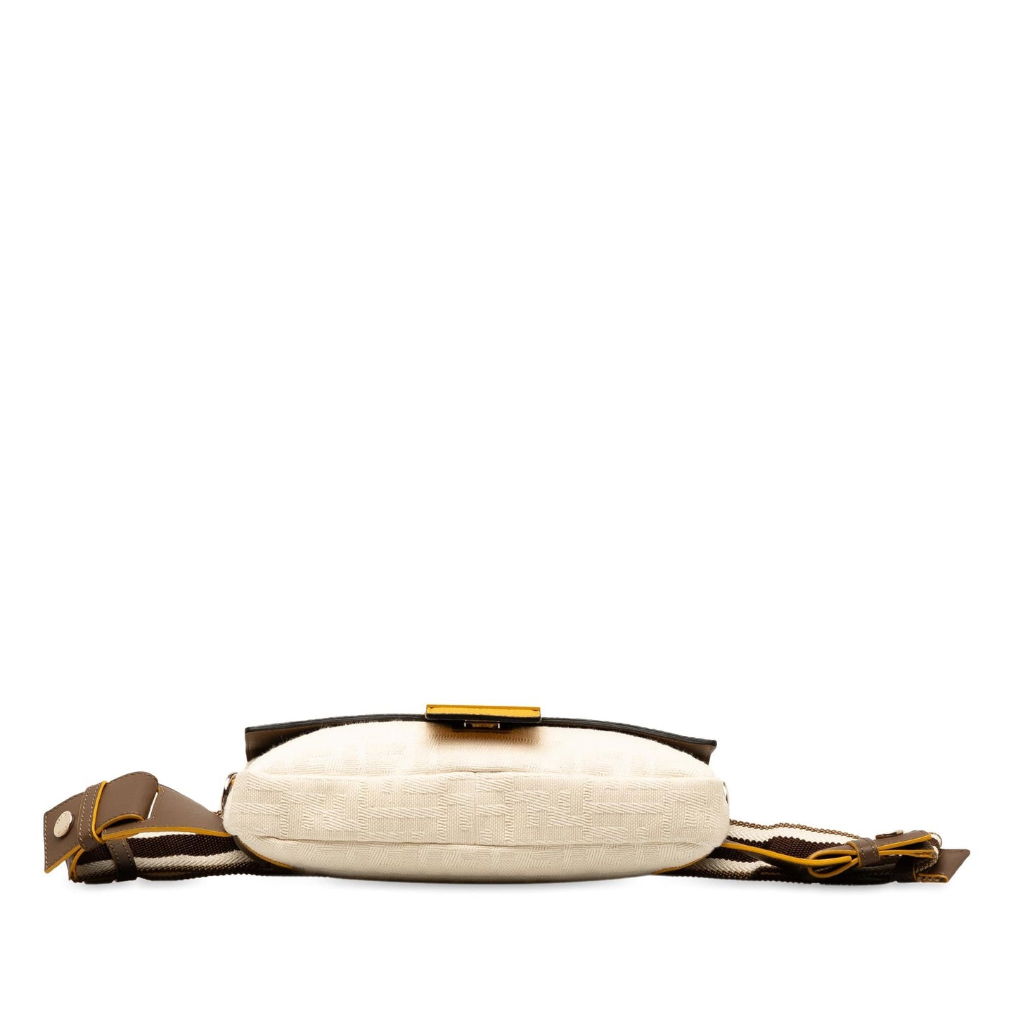 Luxury FendiZucca Canvas and Leather Convertible Baguette (SHG-KaNFYi)