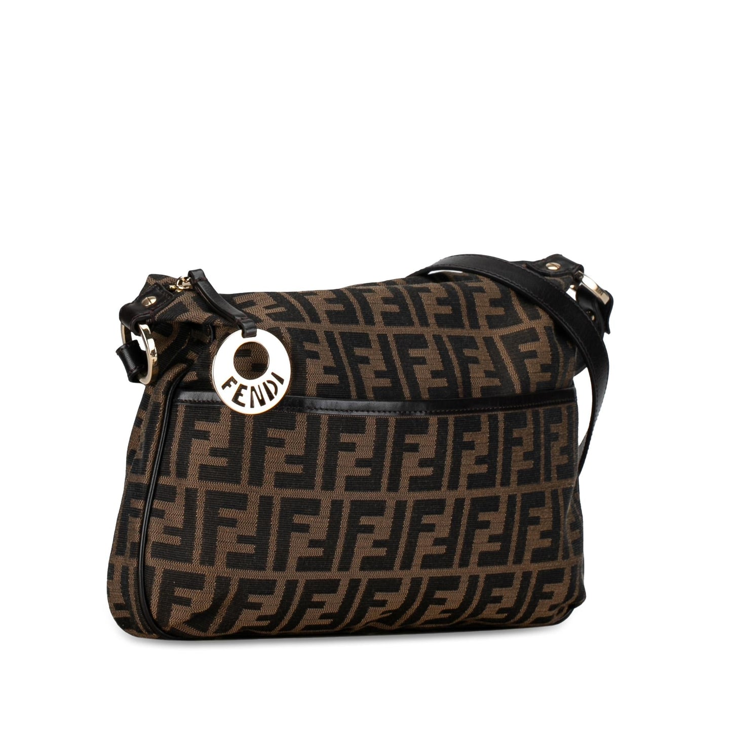 Luxury FendiZucca Chef Canvas Crossbody (SHG-n5NDwY)