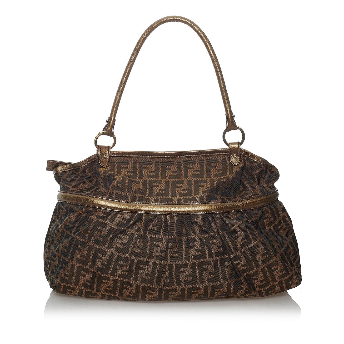 Luxury FendiZucca Chef Canvas Shoulder Bag (SHG-30172)