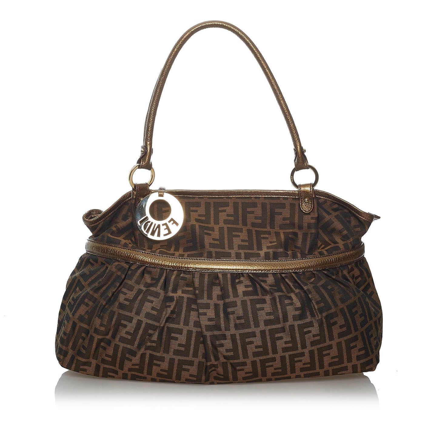 Luxury FendiZucca Chef Canvas Shoulder Bag (SHG-30172)