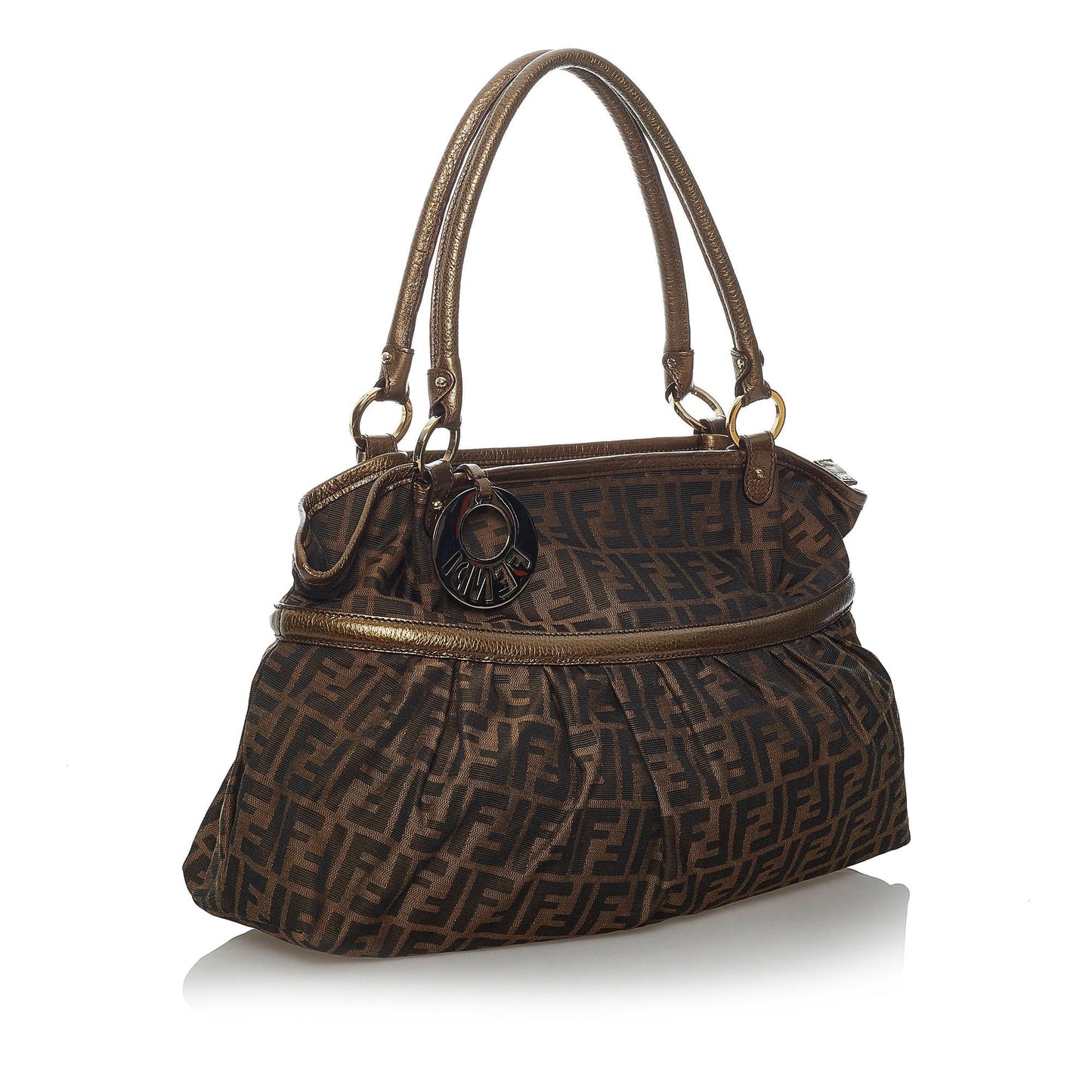 Luxury FendiZucca Chef Canvas Shoulder Bag (SHG-30172)