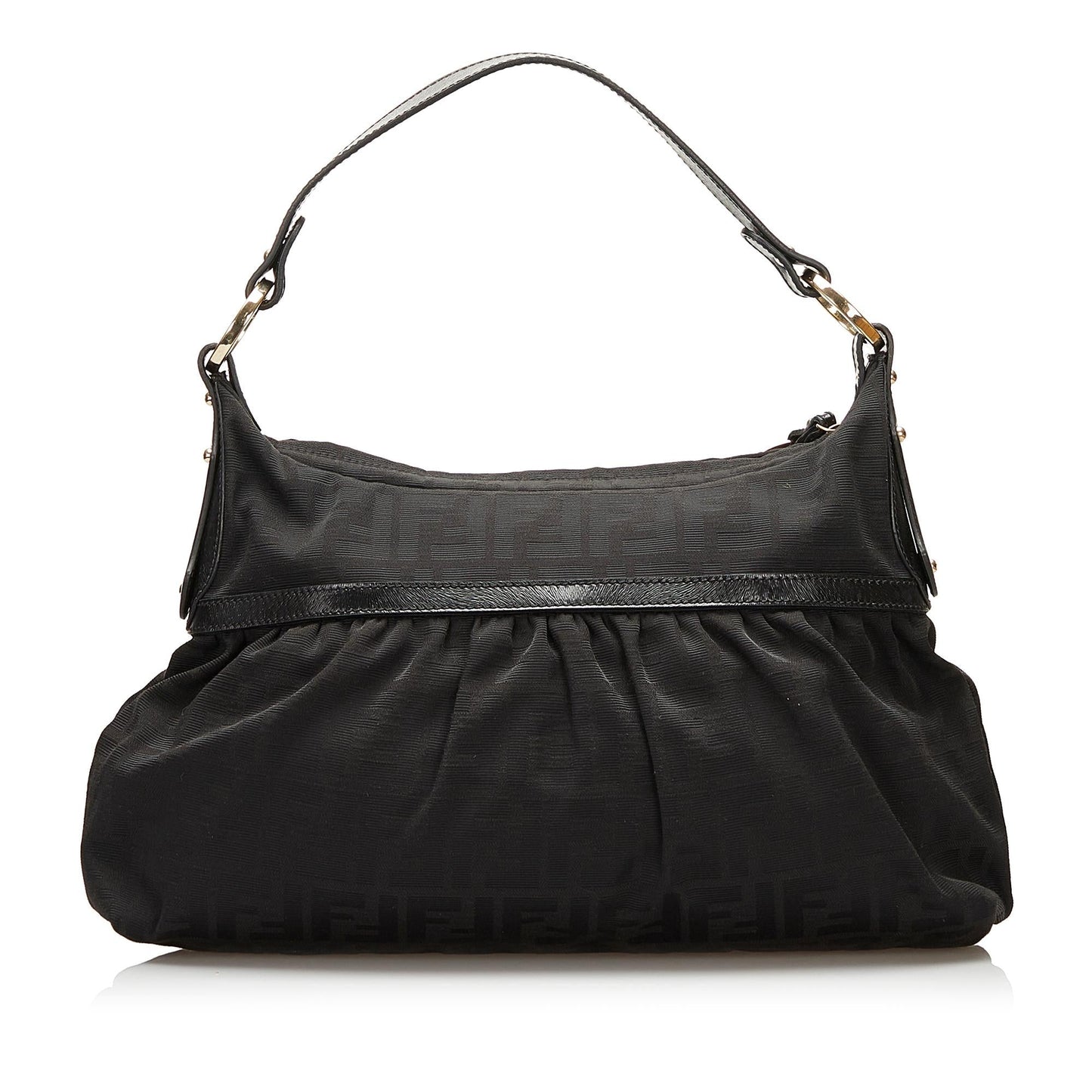 Luxury FendiZucca Chef Canvas Shoulder Bag (SHG-35841)