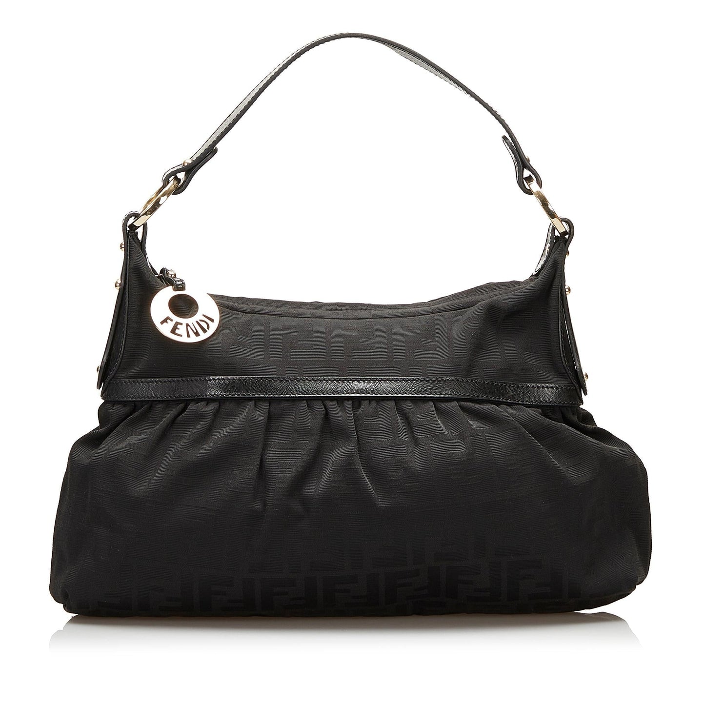 Luxury FendiZucca Chef Canvas Shoulder Bag (SHG-35841)