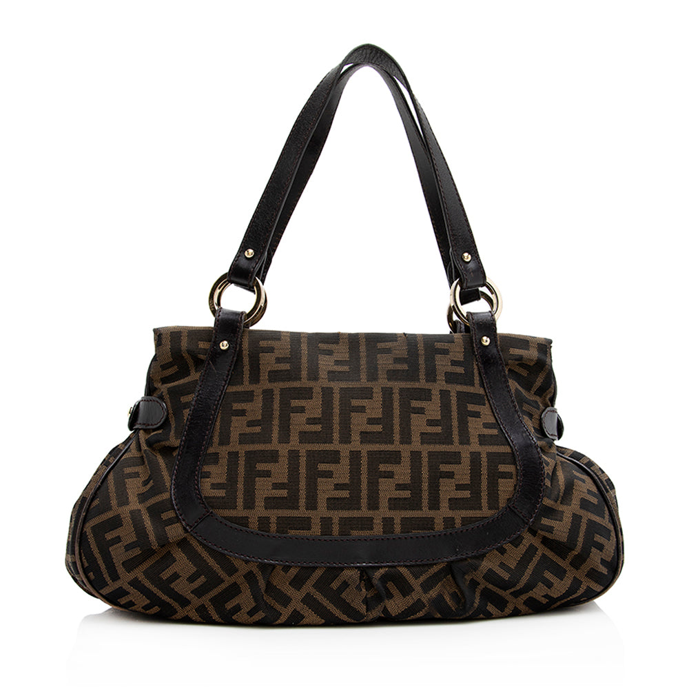 Luxury FendiZucca Chef Large Hobo - FINAL SALE (SHF-20559)