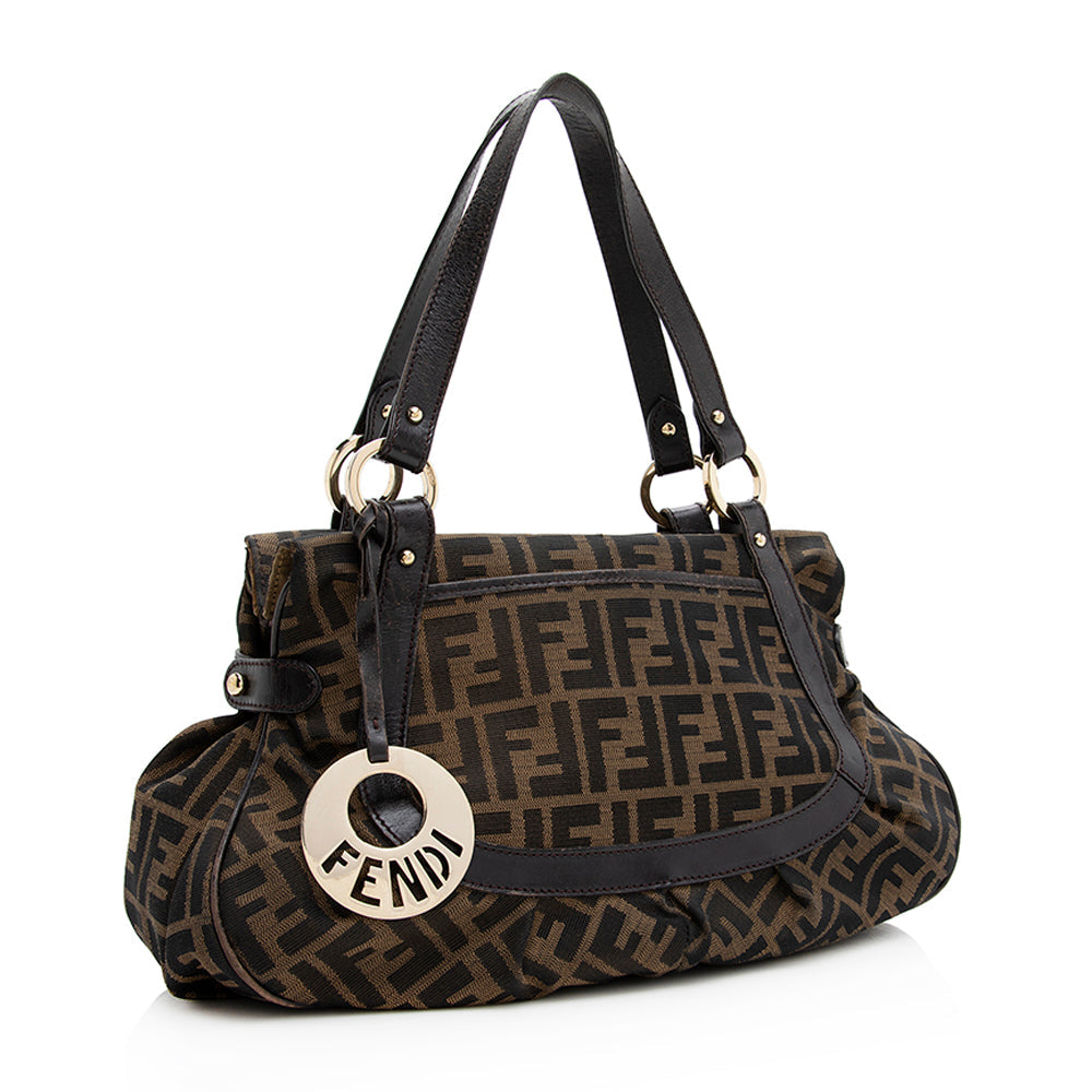 Luxury FendiZucca Chef Large Hobo - FINAL SALE (SHF-20559)