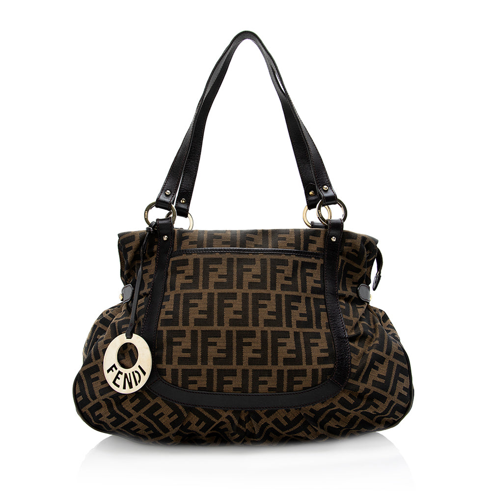Luxury FendiZucca Chef Large Shoulder Bag (SHF-18671)