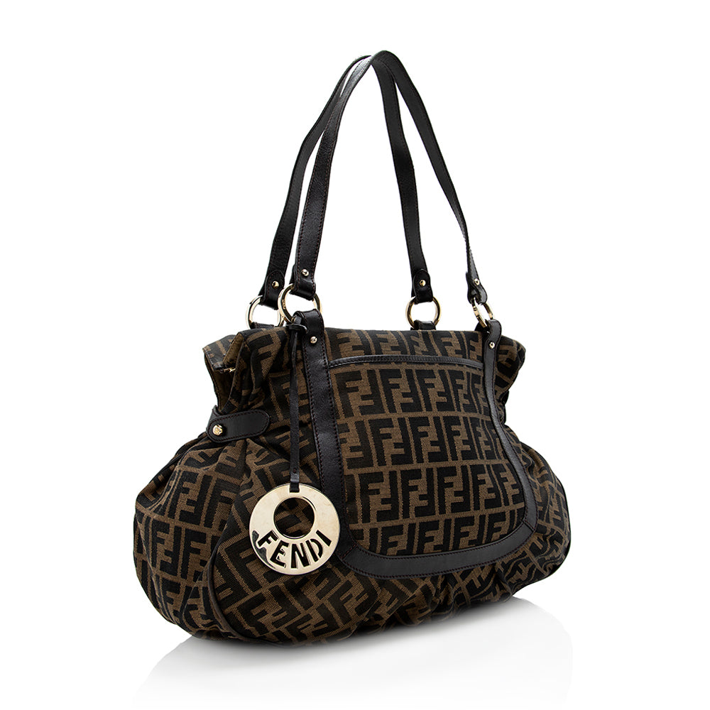 Luxury FendiZucca Chef Large Shoulder Bag (SHF-18671)