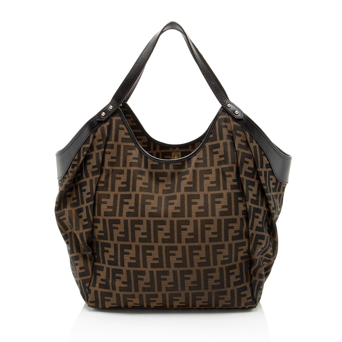 Luxury FendiZucca Chef Pocket Large Tote (SHF-8gWlAc)