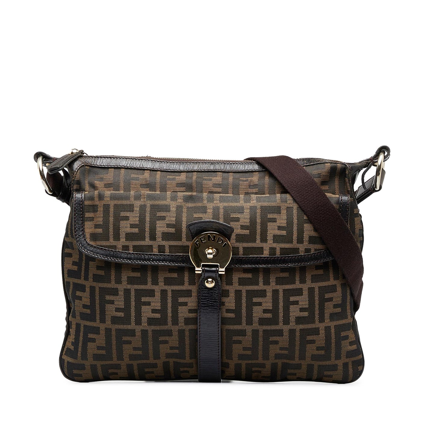Luxury FendiZucca Chef Zip Crossbody (SHG-VwoC0T)