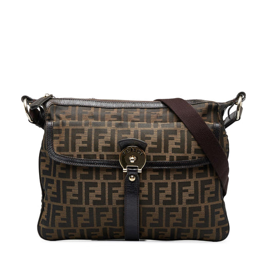 Luxury FendiZucca Chef Zip Crossbody (SHG-VwoC0T)